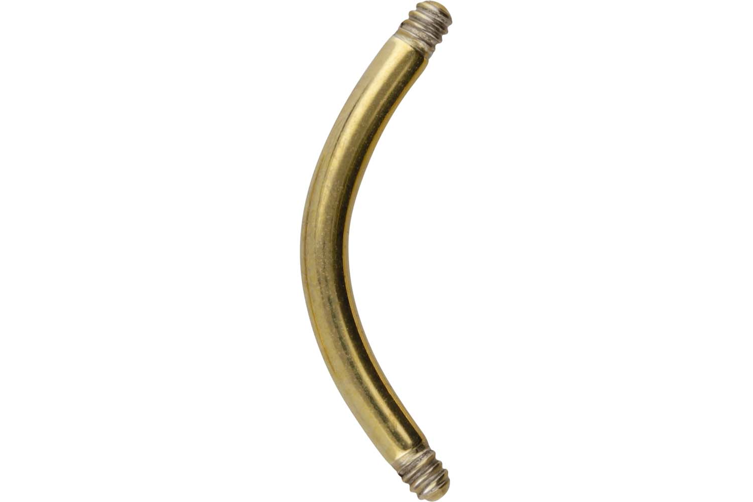 Chirurgenstahl Piercing Banane ohne Kugeln